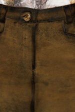 Anneliese – Rustic Oak Fade Women Lederhosen Skirt - Image 2