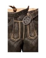Waldfest Dark Oak Men Traditional Lederhosen - Image 2