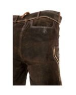Waldfest Dark Oak Men Traditional Lederhosen - Image 3