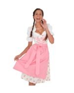 Lieselotte – Blossom Pink & Ivory Floral Pattern Dirndl - Image 5