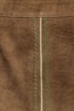 Clara – Salzburg Almond Suede Trachten Skirt - Image 2