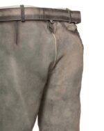 backside of Berchtesgaden Ash-Grey Traditional Lederhosen