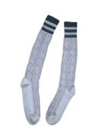 Kempten Grey & Black Bavarian Socks for Oktoberfest