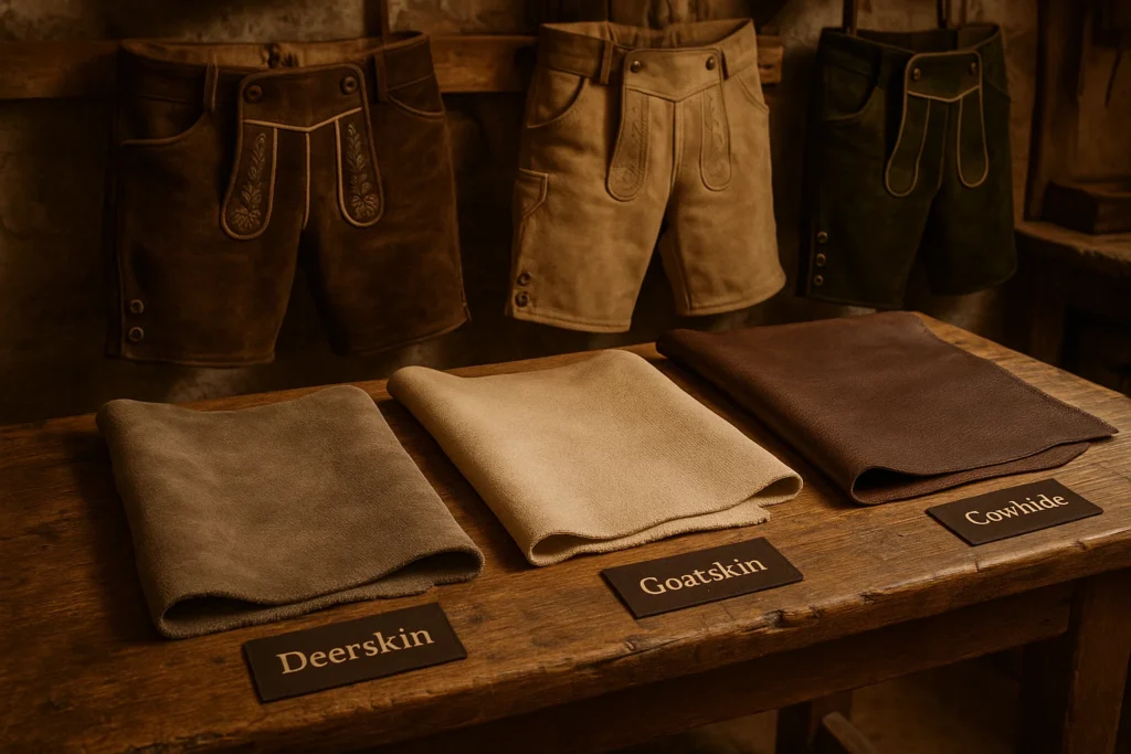What Are Lederhosen Made From