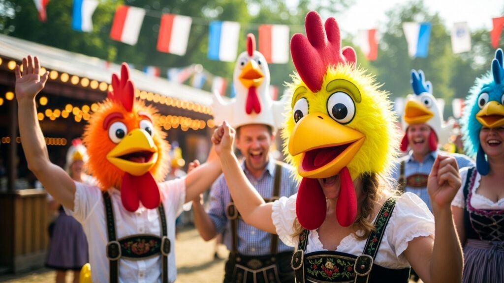 Why Do People Wear Chicken Hats at Oktoberfest?