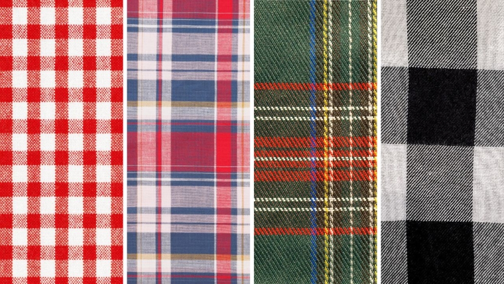 Gingham vs Plaid vs Tartan vs Check